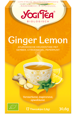 Yogi thee Ginger lemon bio 17 builtjes