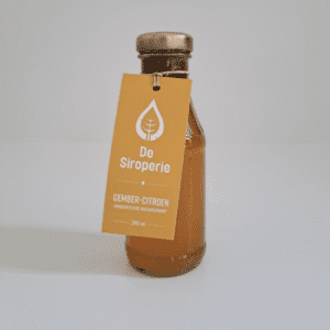 De Siroperie Gember-citroen siroop 240 ml