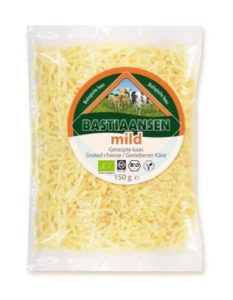 Bastiaansen Geraspte kaas mild bio 150g
