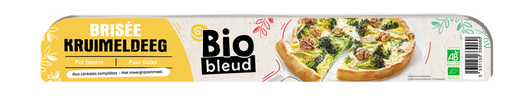 Biobleud Kruimeldeeg puur boter meergranen bio 250g
