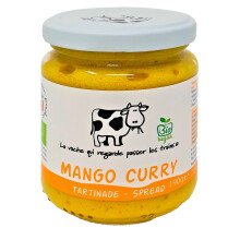 La Vache Bio mango en curry spread 190g