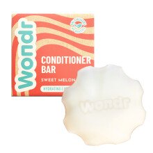 Wondr Conditioner bar - sweet melon - sensitive met shea boter en jojoba olie (verzacht en ontwart) 55 g