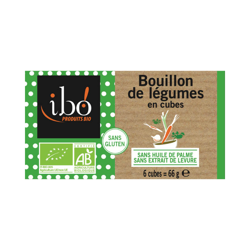 Ibo! Groentenbouillon glutenvrij bio 66g
