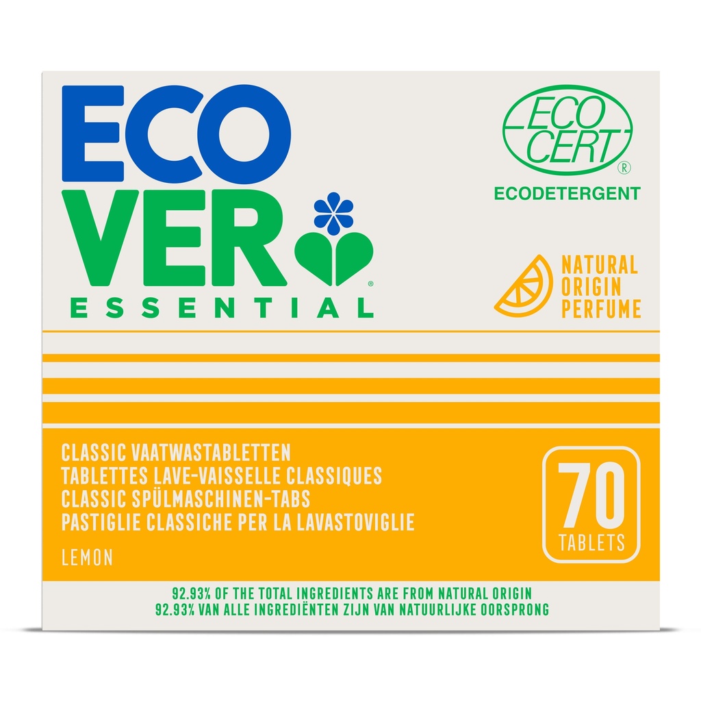 Ecover Vaatwasmachinetabl. classic 70x20g