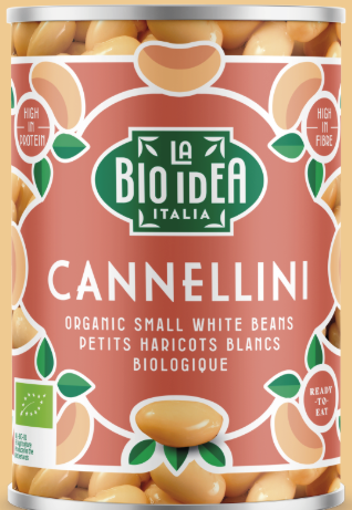 BIOIDEA Witte bonen klein cannellini blik 400g