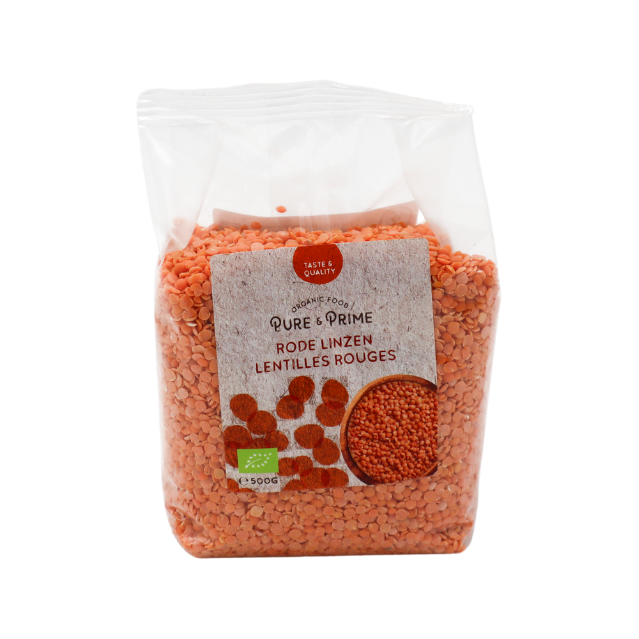 Pure & Prime Linzen rood bio 500g