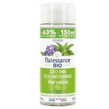 Deodorant 24u navulling met verveine 150 ml - normale tot gevoelige huid