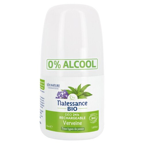 Natesscance Hervulbare deodorant 24u met biologische aloe ver50 ml - normale tot gevoelige huid