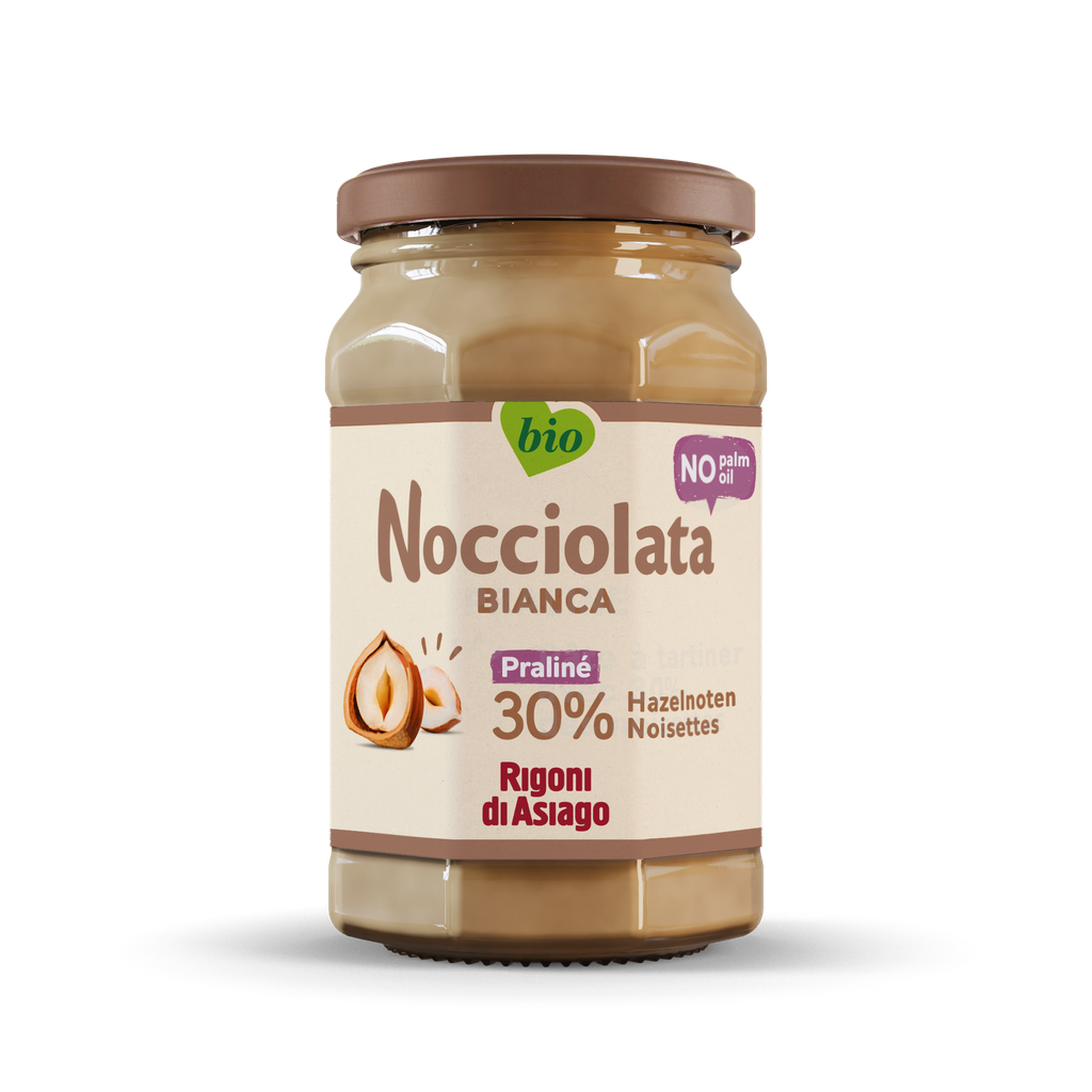 Nocciolata Bianca hazelnootpasta bio 250g