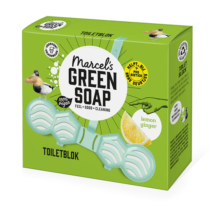 M.Green soap Toiletblok citroen & gember 35g