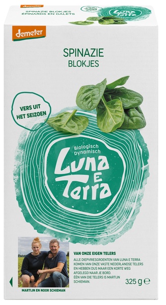 Natural Cool Gehakte spinazie bio demeter 450g