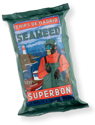 Superbon Zeewier Chips 125gram