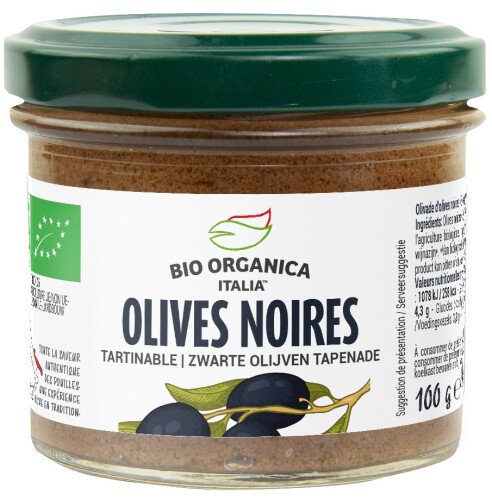 BOI Bio zwarte olijven tapenade 100gr