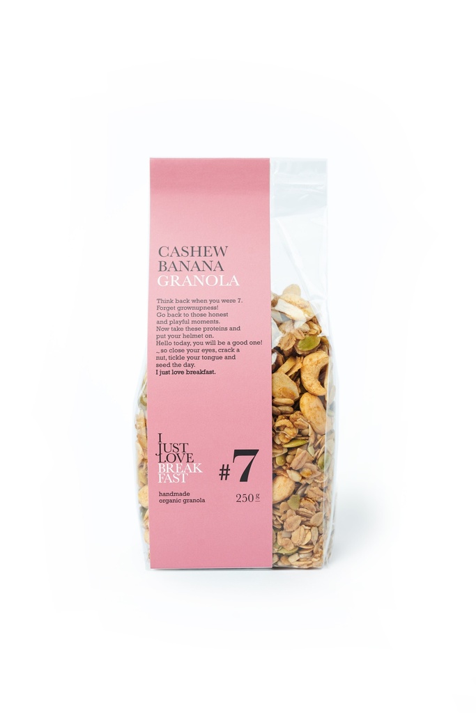 I Just Love Breakfast #7 Cashew & Banana 250g