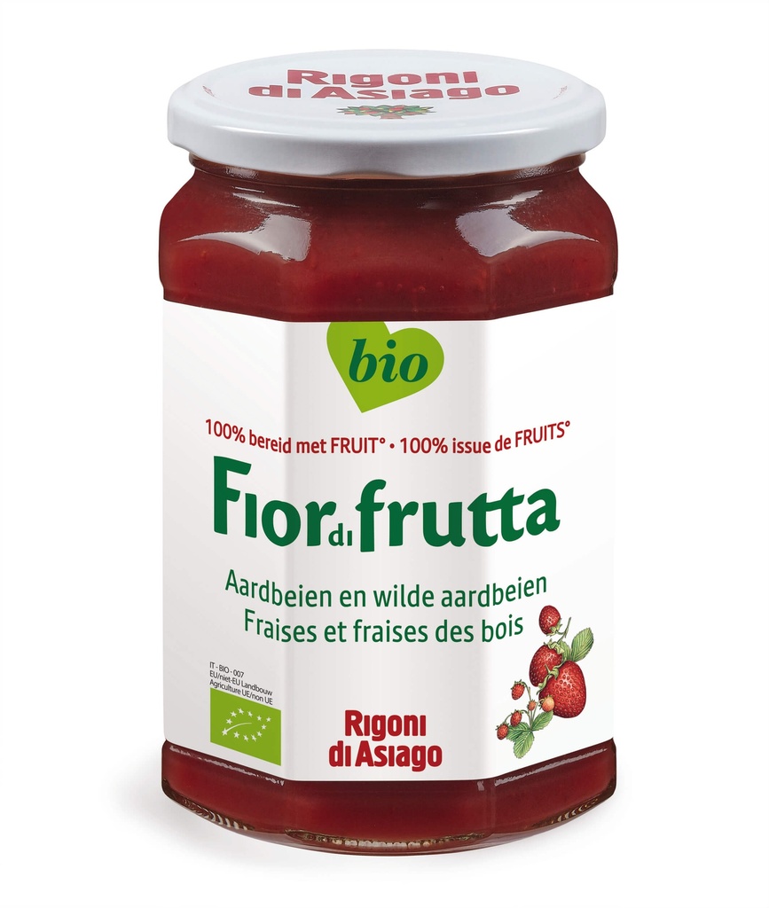 Fiordifrutta Aardbeien confituur bio 250g