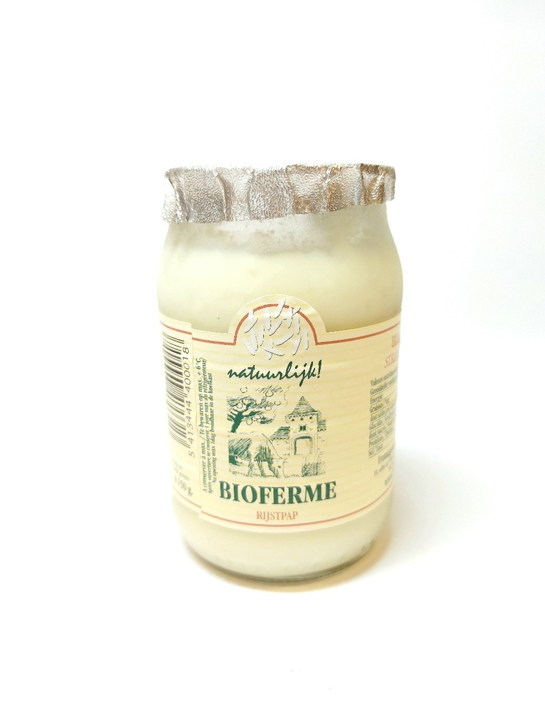 BF Vanille rijstpap met suiker 150g