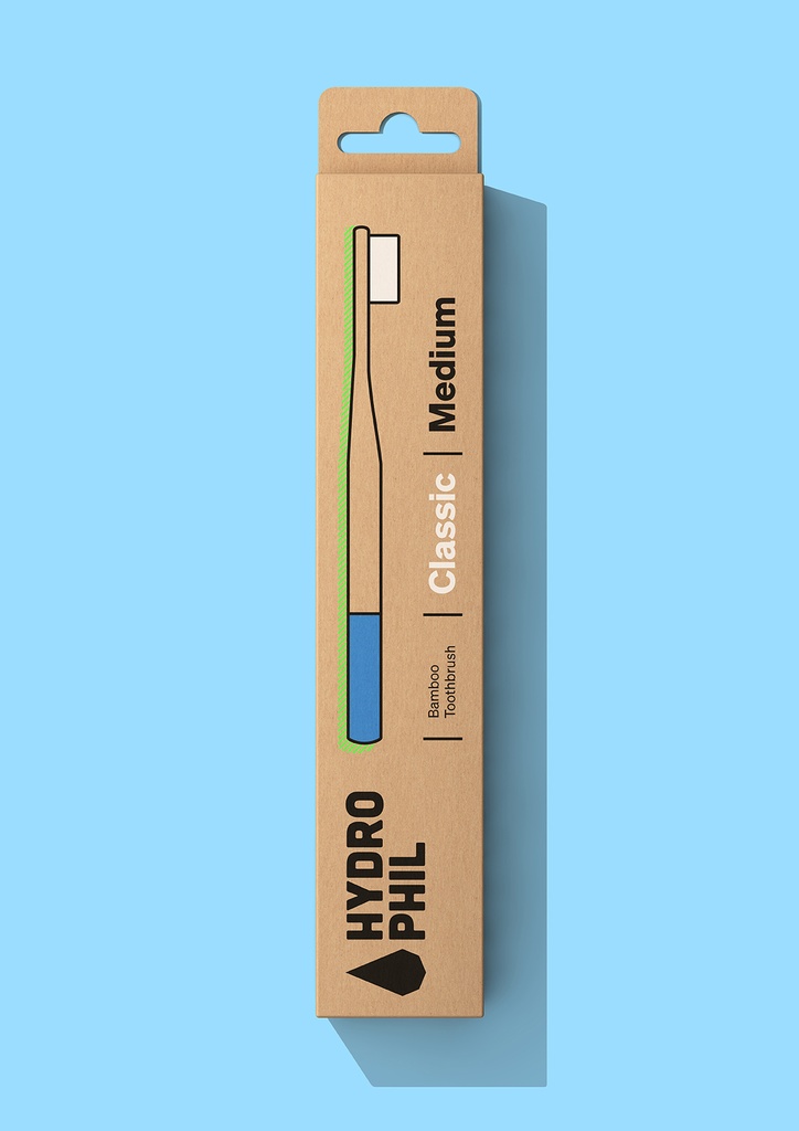 Hydrophil Classic duurzame tandenborstel - medium (kopie)