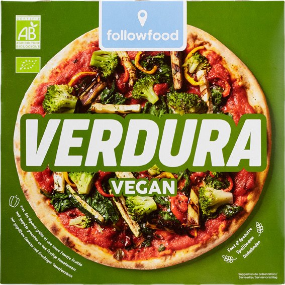 FOLLOWFOOD Pizza verdura Vegan 339g