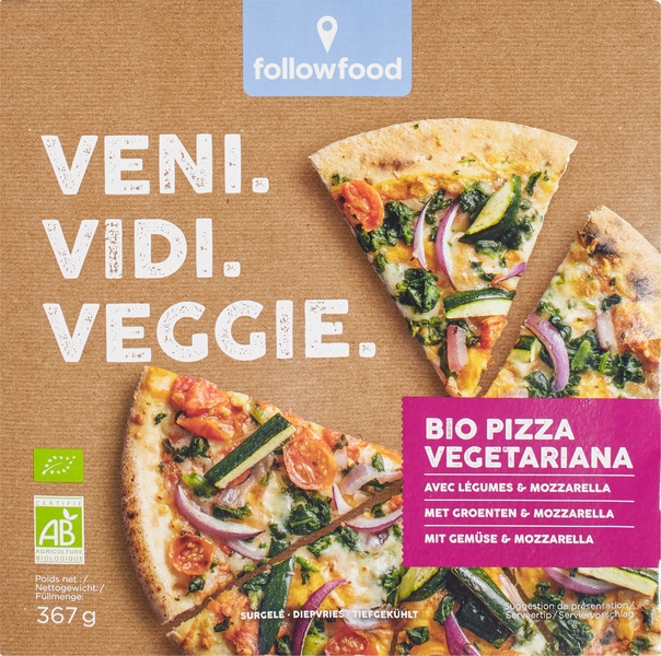 FOLLOWFOOD Pizza vegetariana 367g