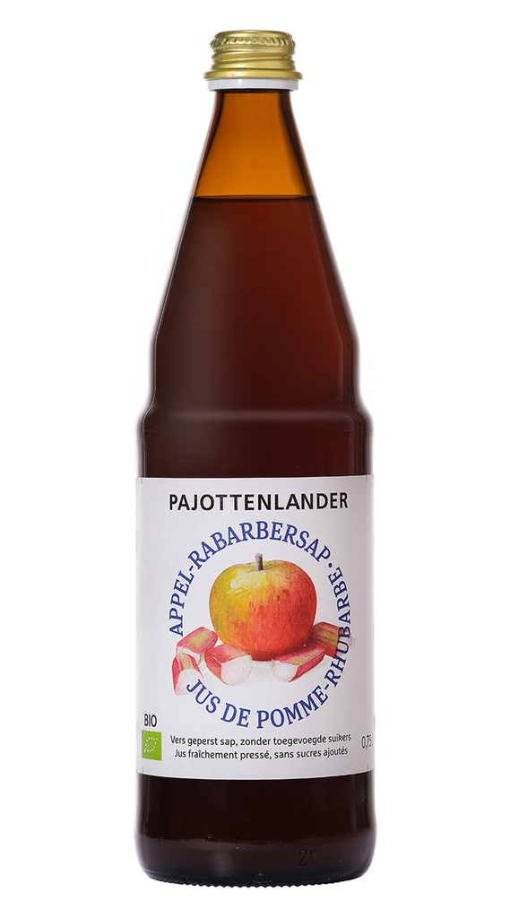 Pajottenlander Appel-rabarbersap bio 0.75L (kopie)