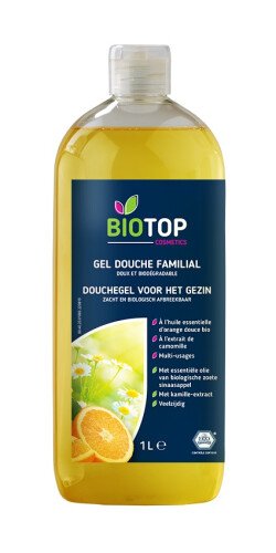Biotop Douchegel Zoete Sinaasappel 1L