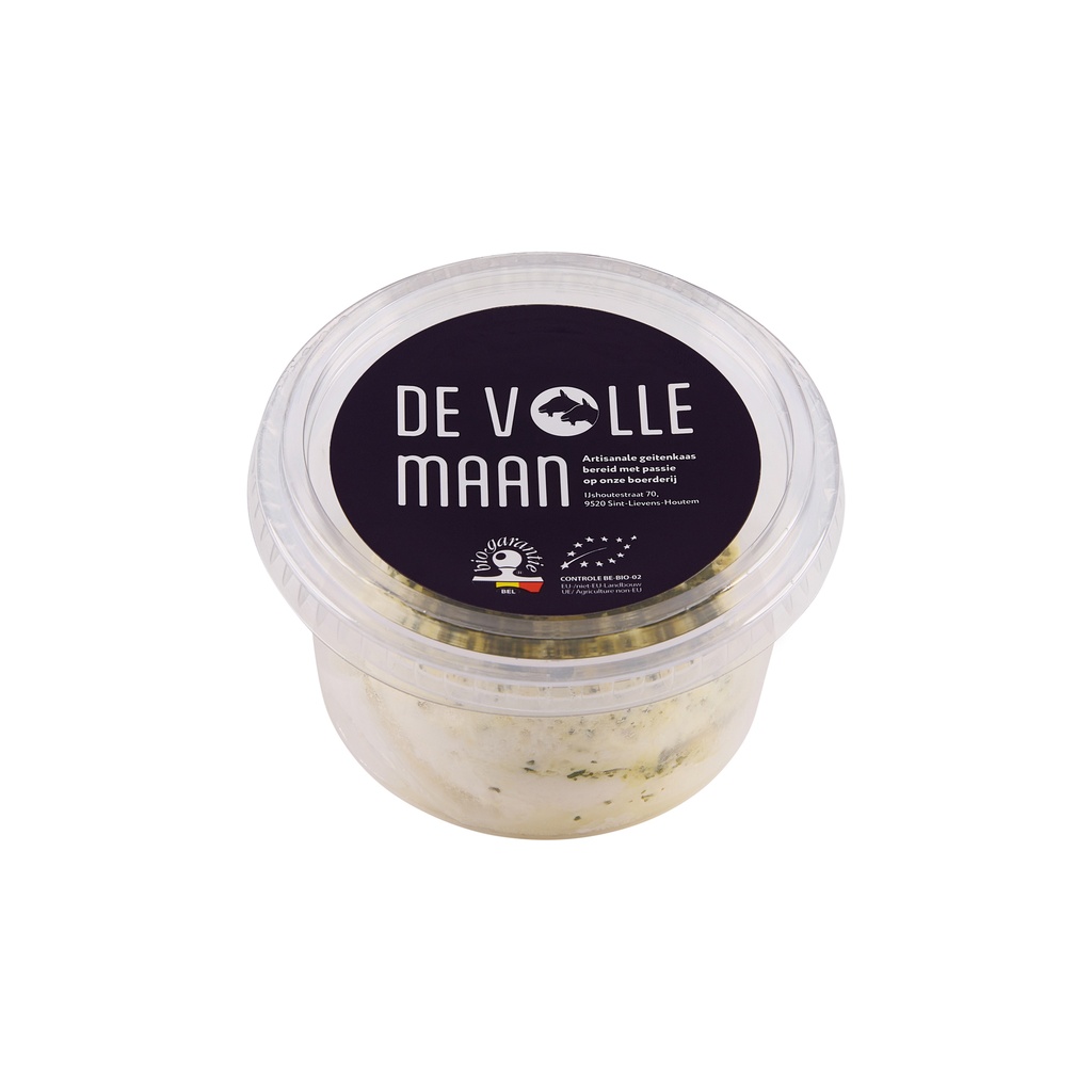 De Volle Maan Geitenkaasje met kruiden bio 110gr