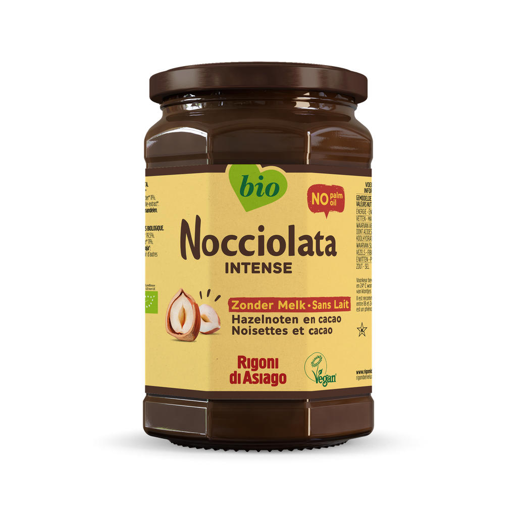 Nocciolata hazelnootpasta zonder melk bio 835g
