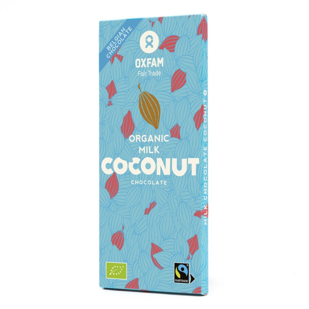 Oxfam BIO Melkchocolade kokosnoot 100g