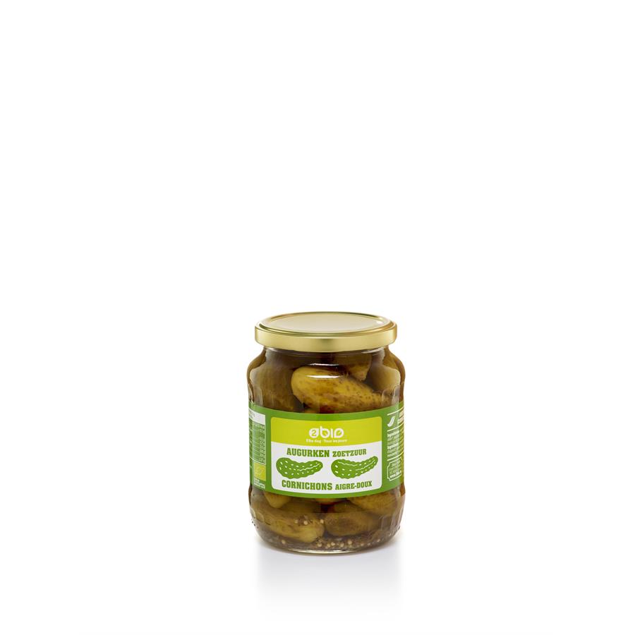 2BIO Augurken zoet-zuur 670g