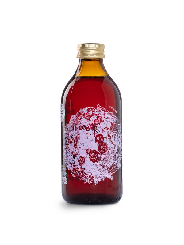 YUGEN Kombucha kers tijm 350 ml