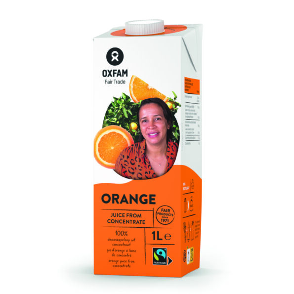 Oxfam Sinaasappelsap 1l tetra