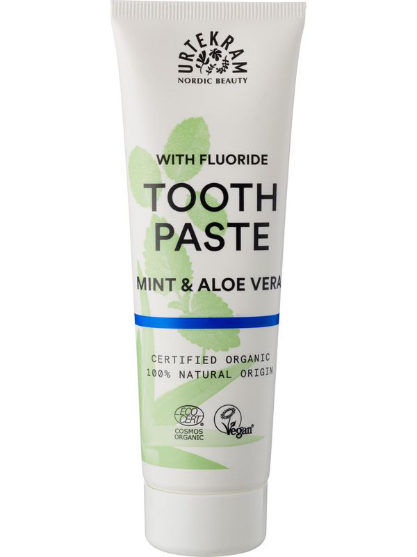 URTEKRAM Tandpasta fluor mint 75ml