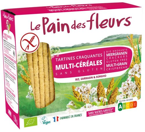 Le Pains de Fleurs Bio meergranencrackers 150 g