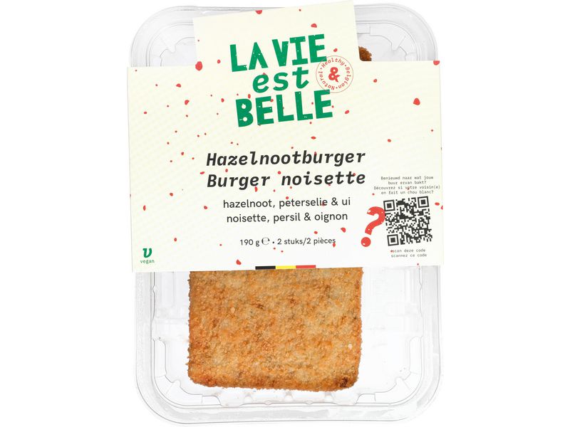 LA VIE Hazelnootburger 2 st 190g