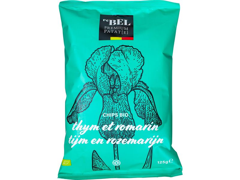 REBEL bio Tijm rozemarijn chips 125g