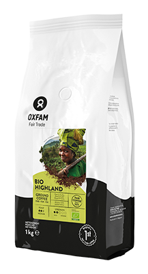 Oxfam Koffie gemalen Highland bio 1kg