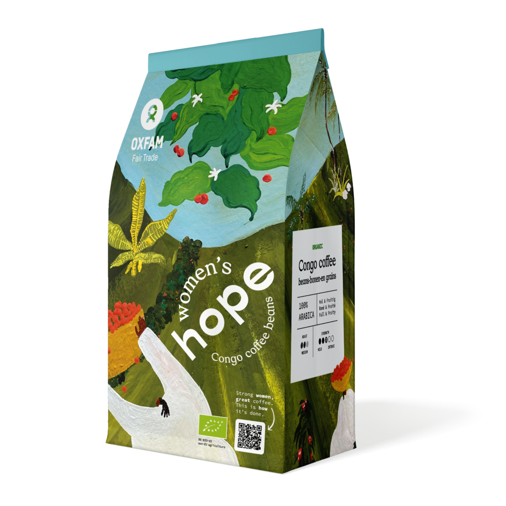 Oxfam BIO Women’s Hope koffie bonen 250 g