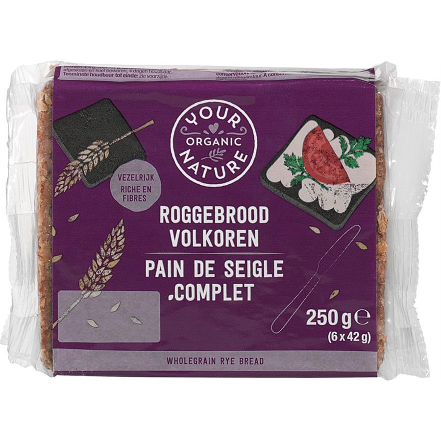 YON Roggebrood volkoren 250g