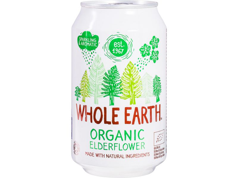WHOLE EARTH Elderflower new 330ml
