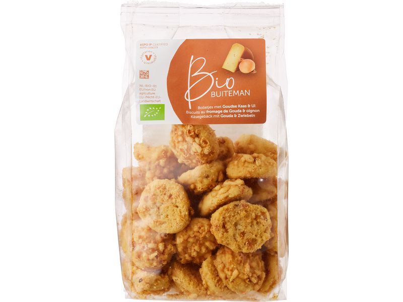 BUITEMAN Kaasbolletje oud goudse&ui 125g
