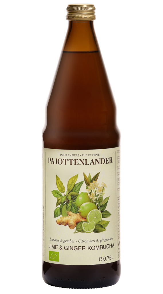 Pajottenlander Kombucha limoen gember 75cl