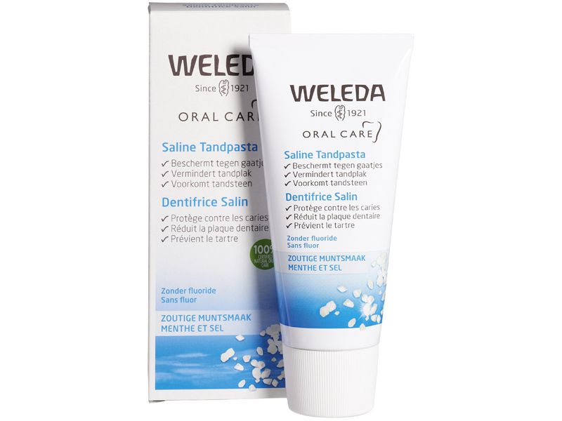 Weleda Saline tandpasta (blauw) 75ml
