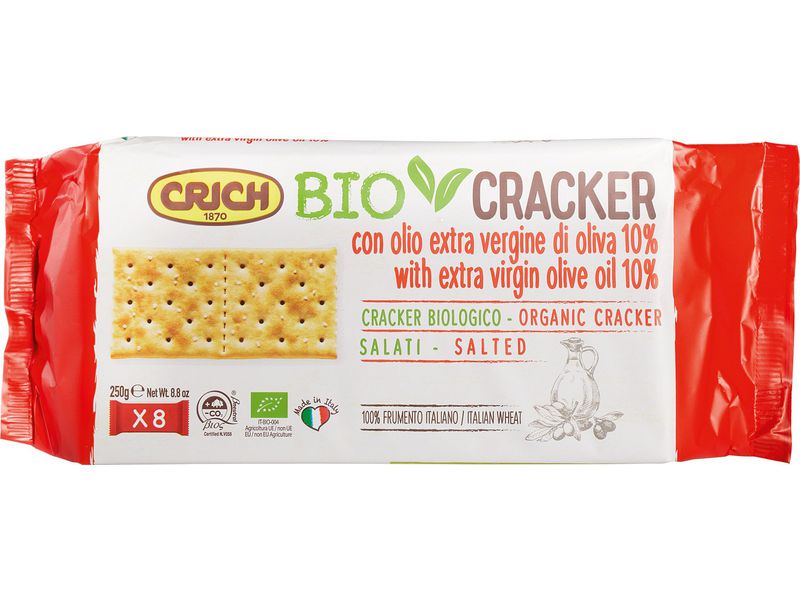 Crich Crackers olijfolie zout 250g