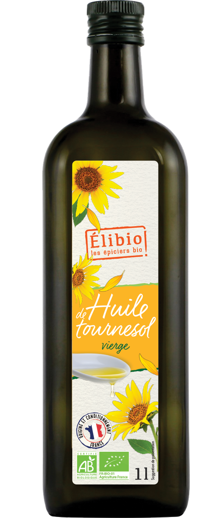 Élibio Zonnebloemolie Frankrijk bio 1L