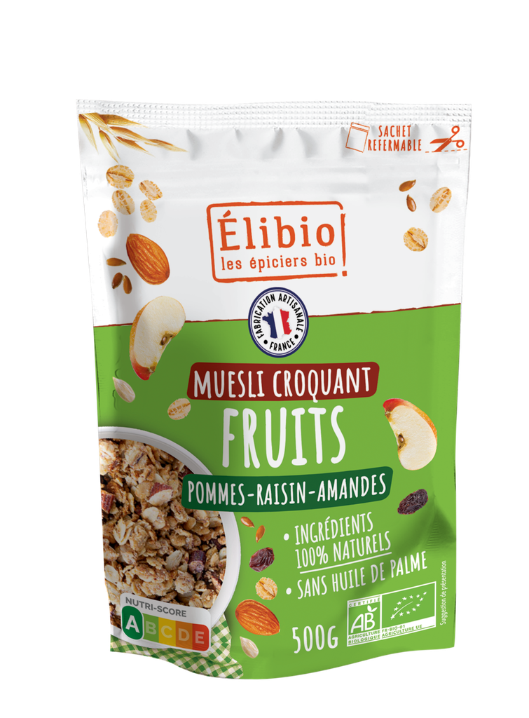 Élibio Krokante chocolade muesli bio 500g (kopie)