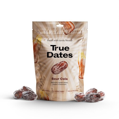 Natuurlijke zoete dadels Sour Cola zoetzure smaak 100 g