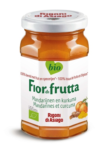 Fiordifrutta Mandarijnen en kurkuma confituur bio 250g