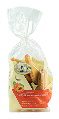 Billy's Farm Gev. abrikozen koekjes 200g