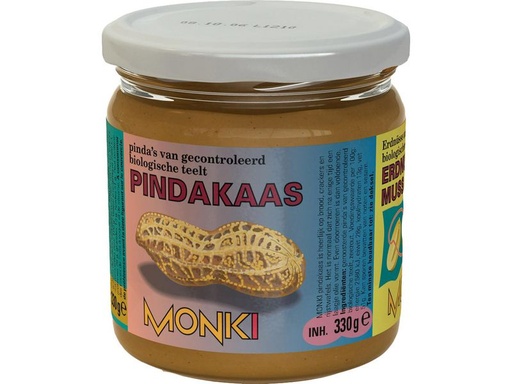 MONKI Pindakaas met zout 330g