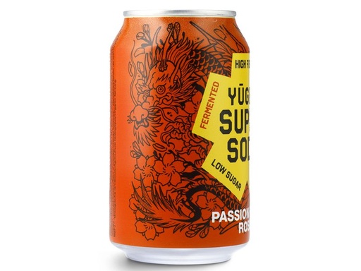 YUGEN Super soda passionfruit rose 33cl